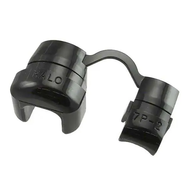 SRB-R-10 (BUSHING W/STR RELIEF NYLON BLACK)