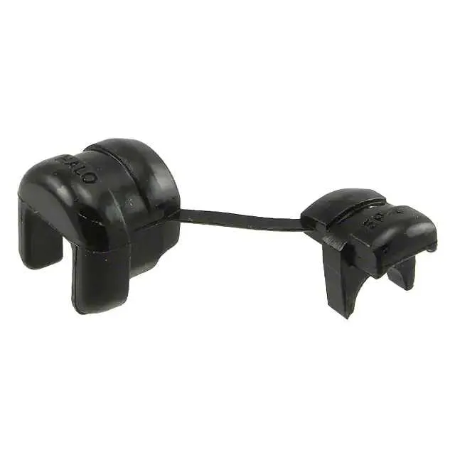 SRB-R-2 (BUSHING W/STR RELIEF NYLON BLACK)