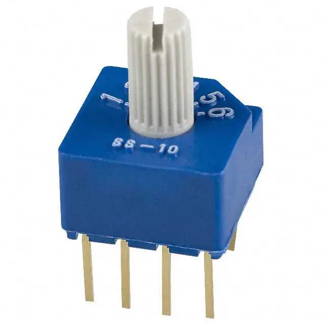 SS-10-16SP-L-AE (SWITCH ROTARY DIP SP6T 100MA 5V)