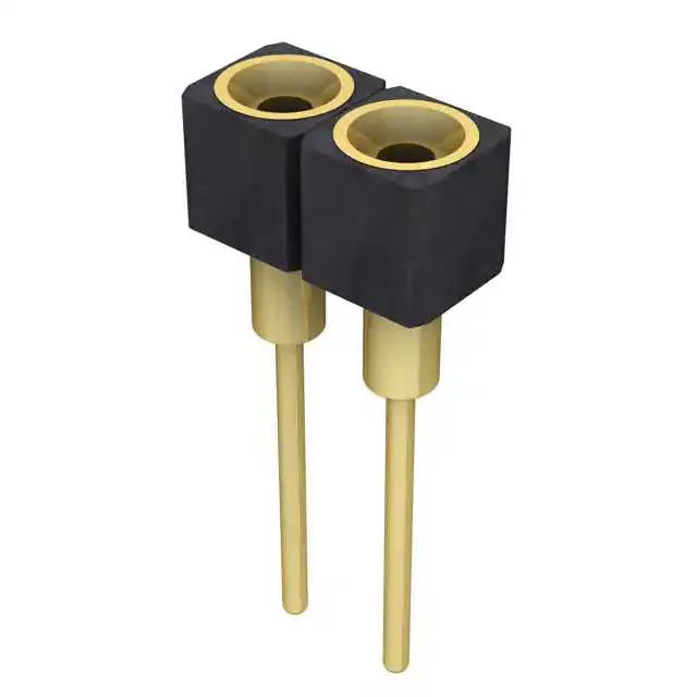SS-102-G-1C (CONN RECPT 2POS.100 T/H GOLD")