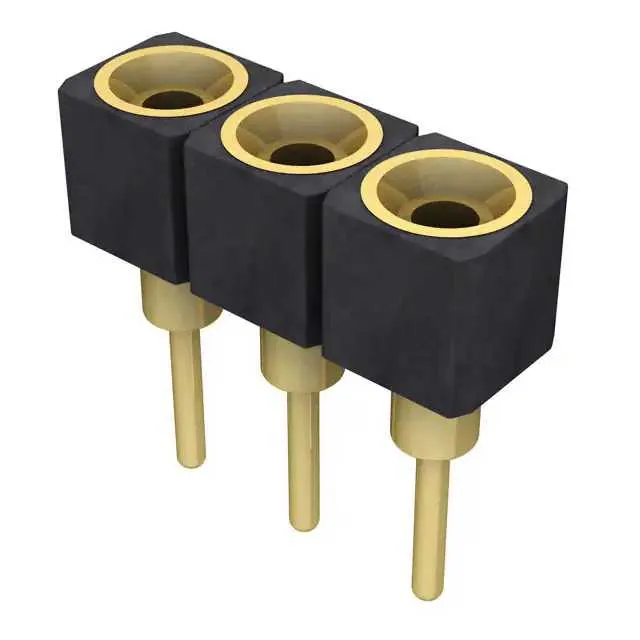SS-103-G-2 (CONN RCPT.100 3POS GOLD T/H")