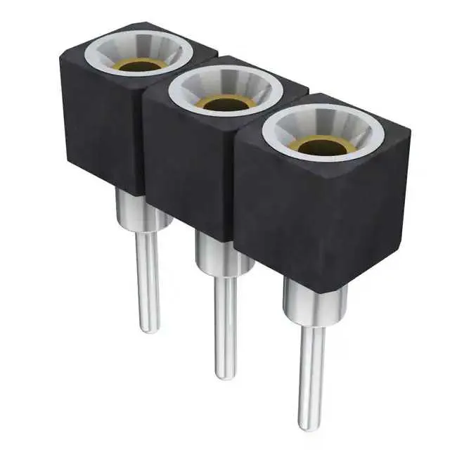 SS-103-T-2 (CONN RCPT.100 3POS GOLD T/H")