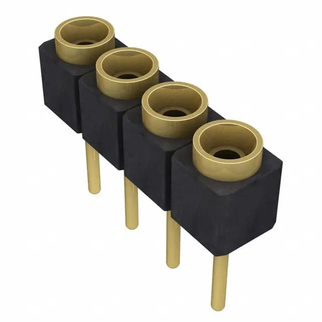 SS-104-G-2-N (CONN RCPT.100 4POS GOLD T/H")