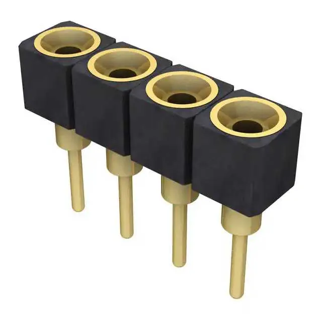 SS-104-G-2 (CONN RCPT.100 4POS GOLD T/H")