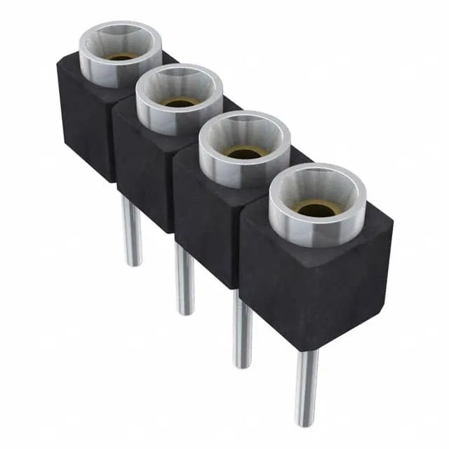 SS-104-T-2-N (CONN RCPT.100 4POS GOLD T/H")