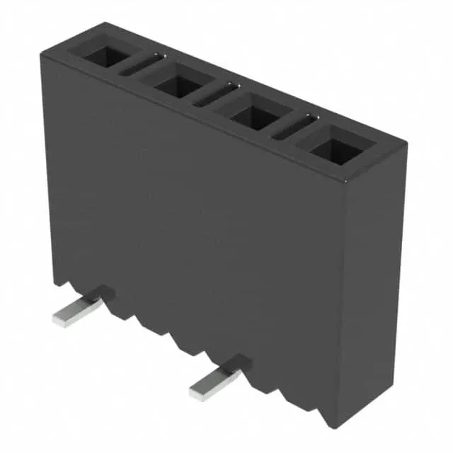 SSM-104-L-SV (CONN RCPT.100 4POS SNGL VERT")