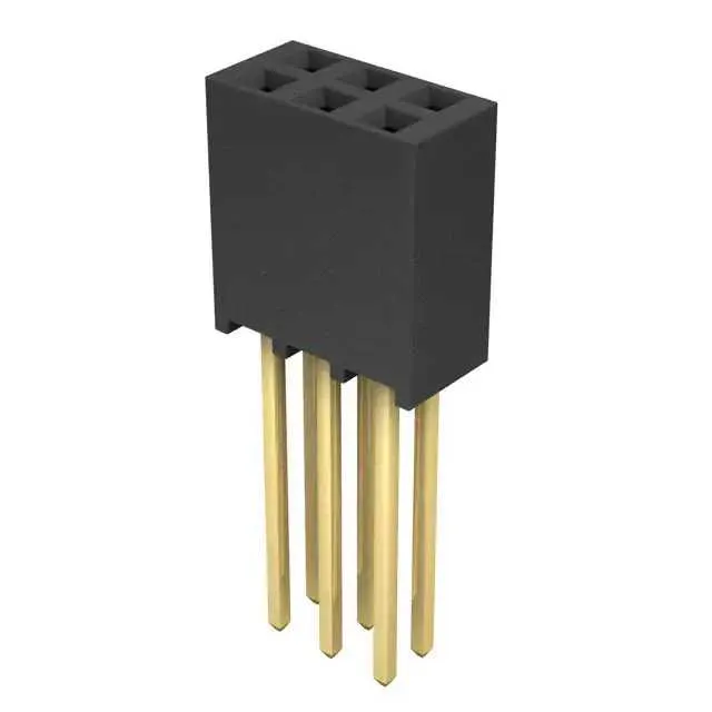 SSQ-103-04-G-D (CONN RCPT.100 6POS DUAL GOLD")