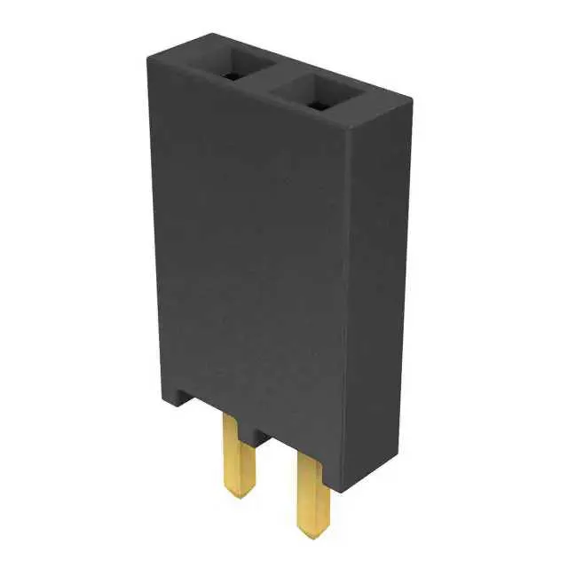 SSQ-102-01-G-S (CONN RCPT.100 2POS SNGL GOLD")