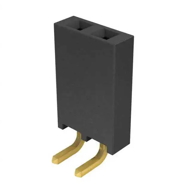 SSQ-102-02-G-S-RA (CONN RCPT.100 2POS R/A SGL AU")