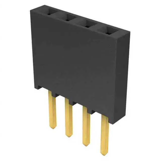 SSQ-104-02-G-S (CONN RCPT.100 4POS SNGL GOLD")