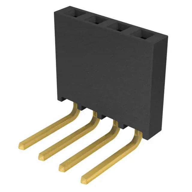 SSQ-104-03-G-S-RA (CONN RCPT.100 4POS R/A SGL AU")