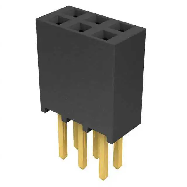 SSQ-103-02-G-D (CONN RCPT.100 6POS DUAL GOLD")