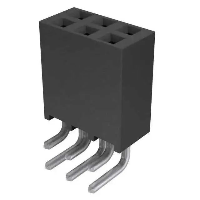 SSQ-103-02-T-D-RA (CONN RCPT.100 6POS DL R/A TIN")