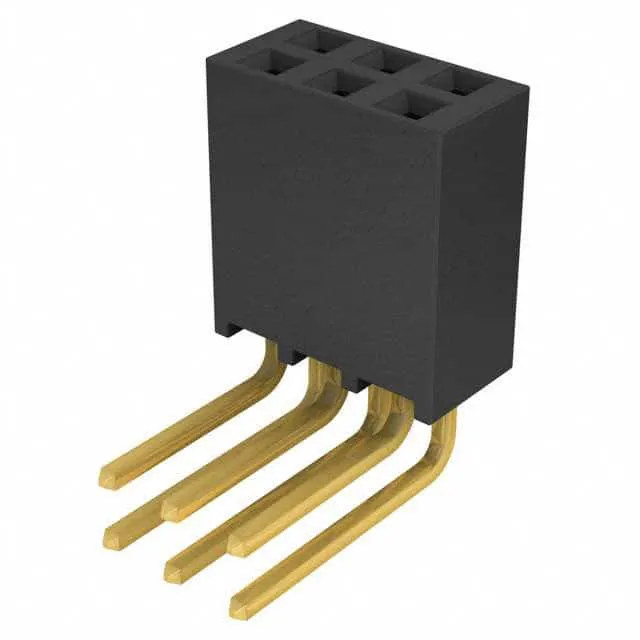 SSQ-103-03-G-D-RA (CONN RCPT.100 6POS DL R/A GOLD")