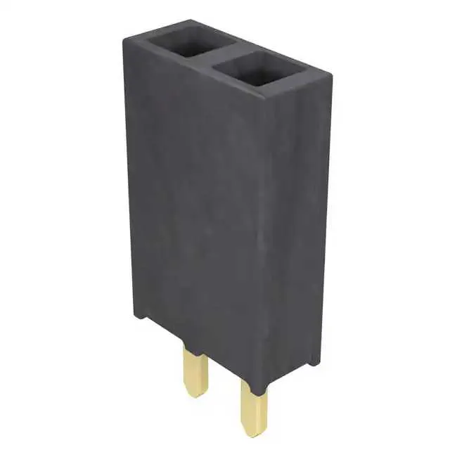 SSW-102-01-G-S (CONN RCPT.100 2POS SNGL GOLD")