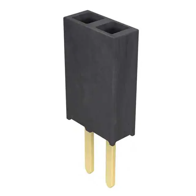 SSW-102-02-G-S (CONN RCPT.100 2POS SNGL GOLD")