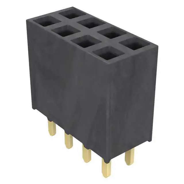 SSW-104-01-G-D (CONN RCPT.100 8POS DUAL GOLD")