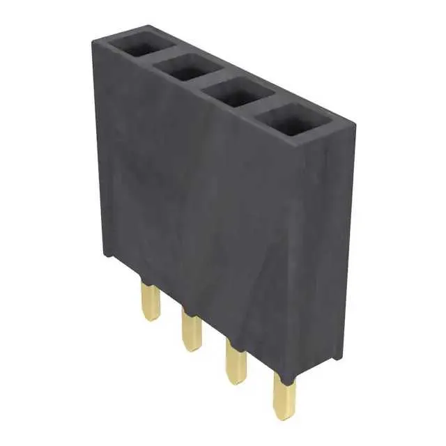 SSW-104-01-G-S (CONN RCPT.100 4POS SNGL GOLD")