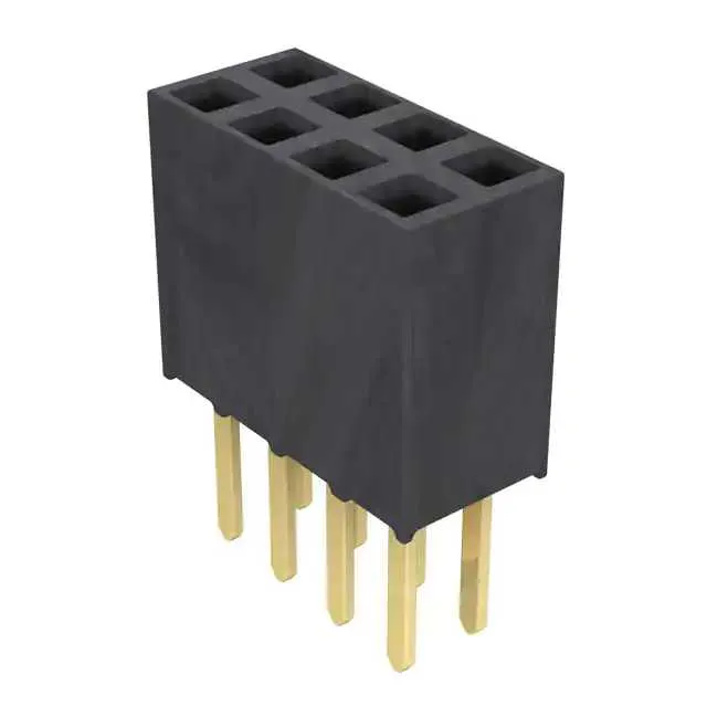 SSW-104-02-G-D (CONN RCPT.100 8POS DUAL GOLD")