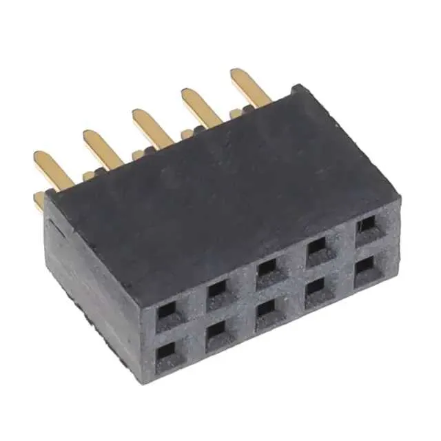 SSW-105-06-G-D (CONN RCPT.100 10POS DUAL GOLD")