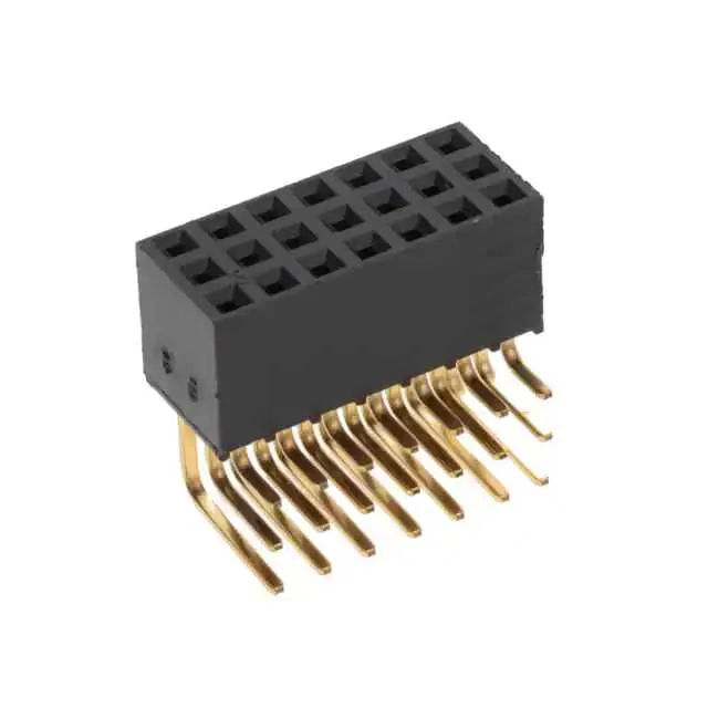 SSW-107-02-G-T-RA (.025 SOCKET STRIPS)