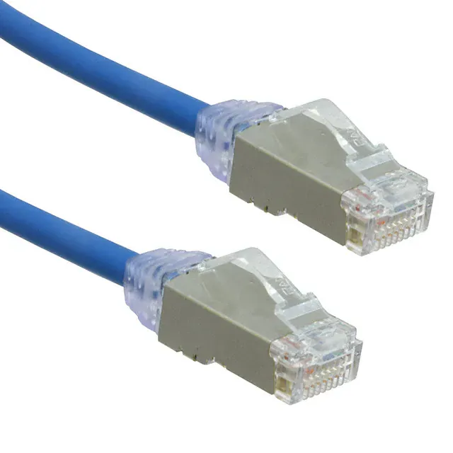 STP28X2MBU (CAT 6A 28AWG SHIELDED PATCH CORD)