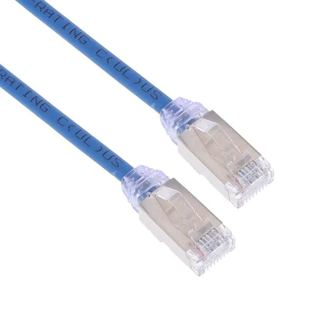 STP28X5MBU (CAT 6A 28AWG SHIELDED PATCH CORD)