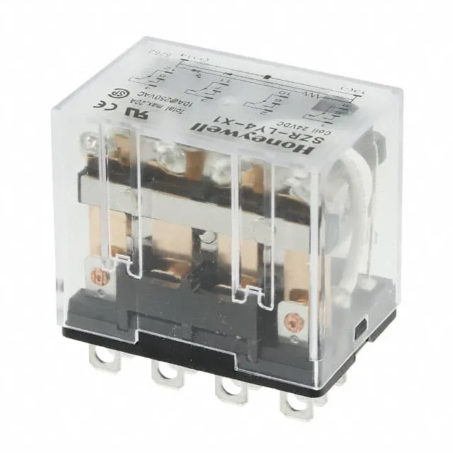 SZR-LY4-X1-DC24V (RELAY GEN PURPOSE 4PDT 10A 24V)