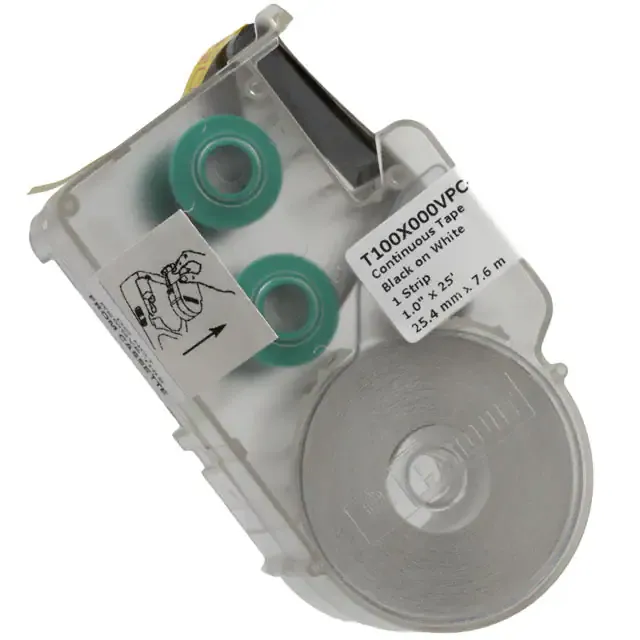 T100X000VPC-BK (TAPE MARKING BLK/WHT 1X 8.3YDS")