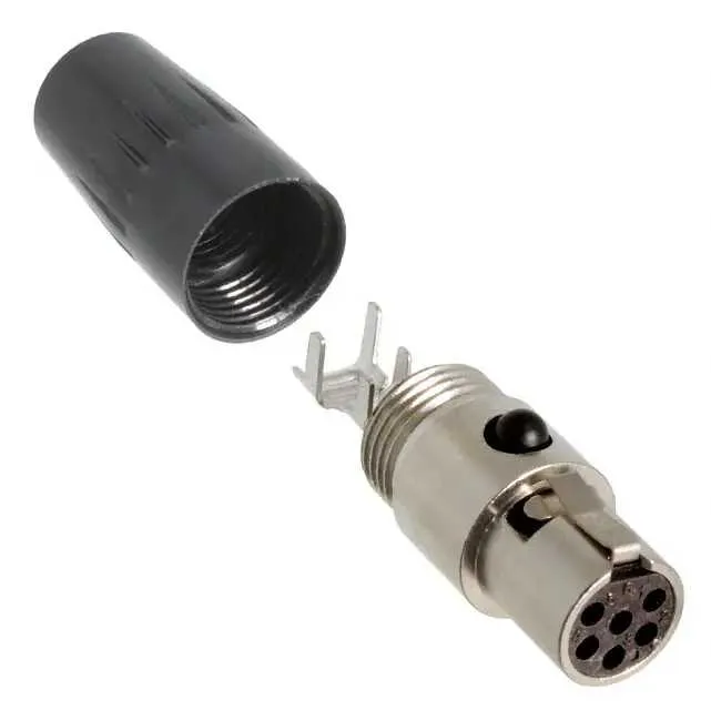 TA6FLX (CONN PLUG FMALE MINI XLR 6P SLDR)