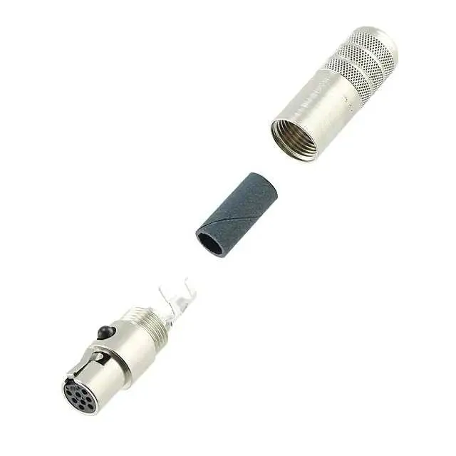 TA8FSH (CONN PLUG FMALE MINI XLR 8P SLDR)