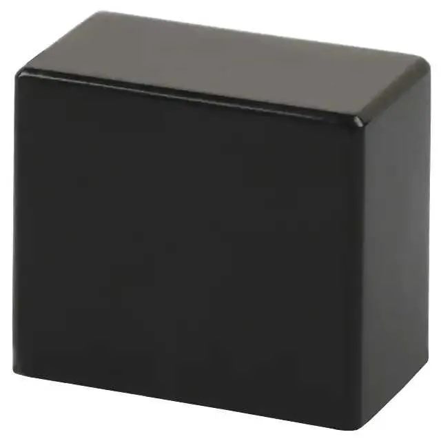 TADBLK (CAP PUSHBUTTON RECTANGULAR BLACK)
