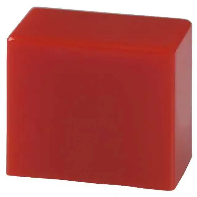 TADRED (CAP PUSHBUTTON RECTANGULAR RED)