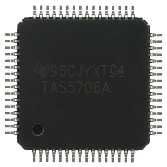 TAS5706APAPR (IC AMP AUDIO PWR 20.6W D 64TQFP)