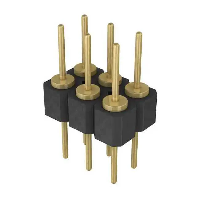 TD-103-G-A (CONN HEADER.100 6POS DL AU PCB)