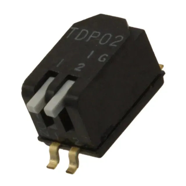 TDP02H1SBD1 (SWITCH PIANO DIP SPST 25MA 24V)