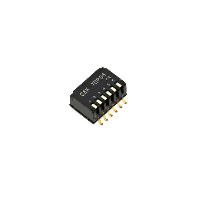 TDP06H0SB1 (SWITCH PIANO DIP SPST 25MA 24V)