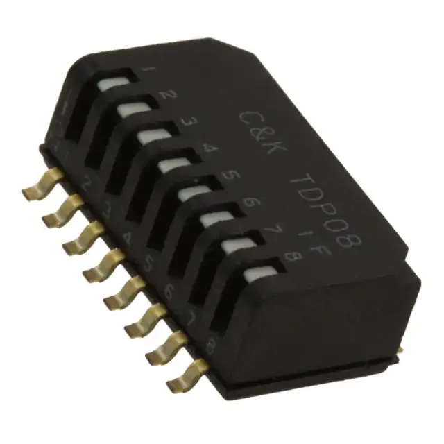 TDP08H0SBD1 (SWITCH PIANO DIP SPST 25MA 24V)