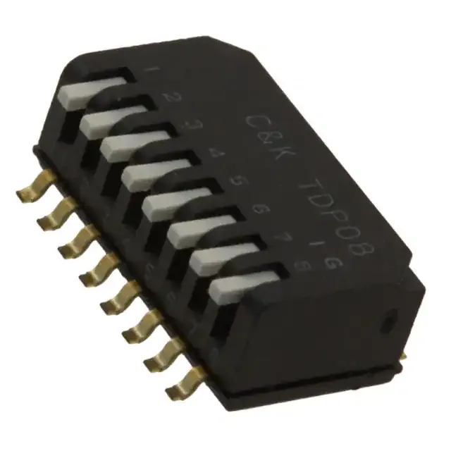 TDP08H1SBD1 (SWITCH PIANO DIP SPST 25MA 24V)