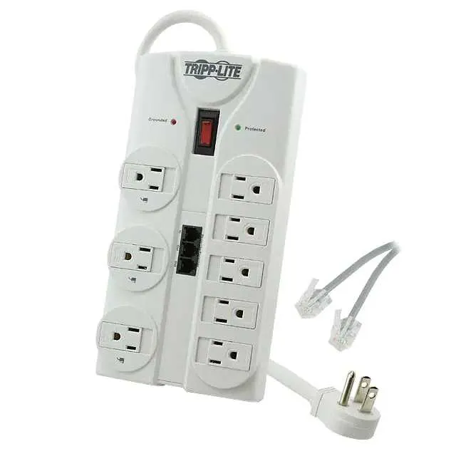 TLP808TEL (SURGE SUP 15A 8OUT 8'CORD W/RJ11)