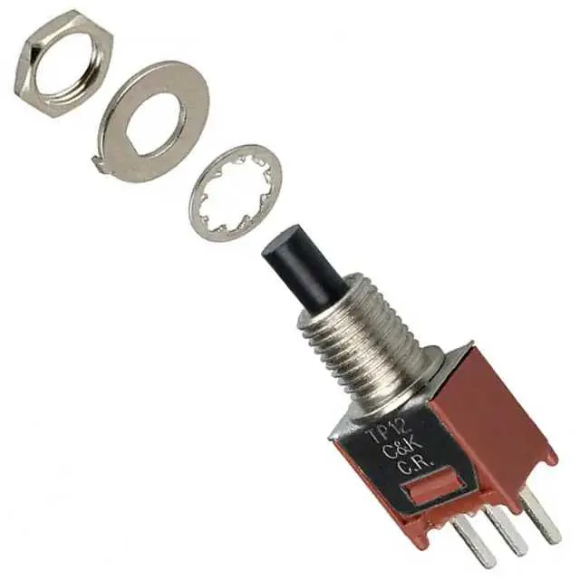 TP12SHCQE (SWITCH PUSHBUTTON SPDT 1A 120V)