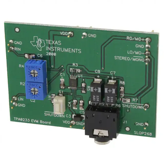 TPA0233EVM (EVAL MOD AUDIO AMP FOR TPA0233)