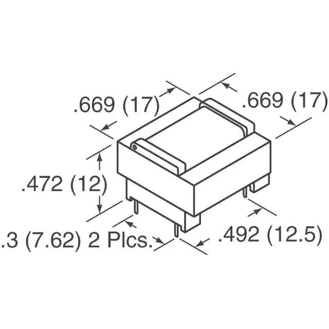 TTC-5029 (TRANSFORMER TELECOMM 600:600 OHM)