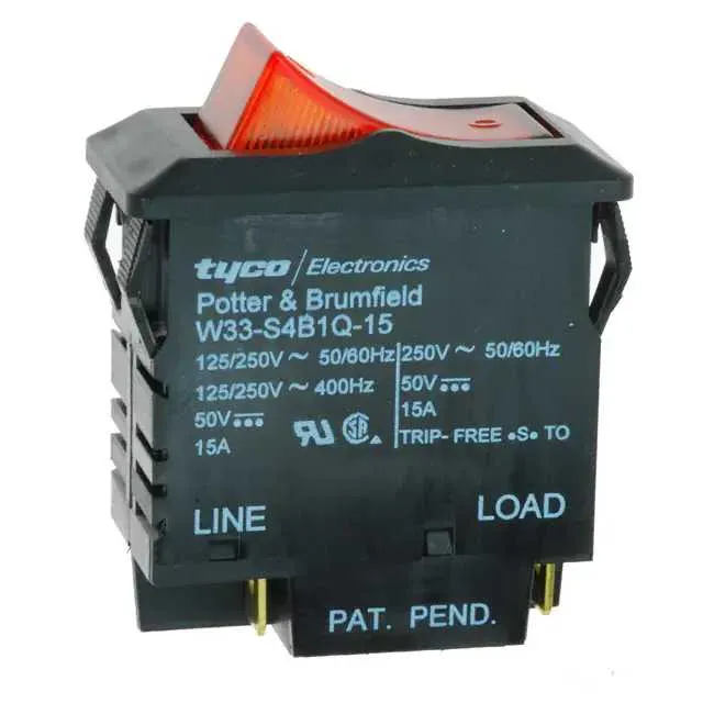 W33-S4B1Q-15 (CIR BRKR THRM 15A 250VAC 50VDC)