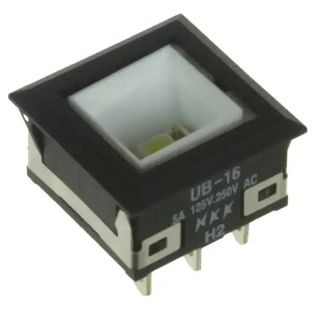 UB16KKW016B (SWITCH PUSHBUTTON SPDT 5A 125V)