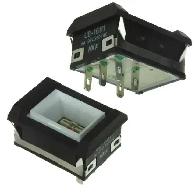 UB16NBKW015C (SWITCH PUSHBUTTON SPDT 5A 125V)