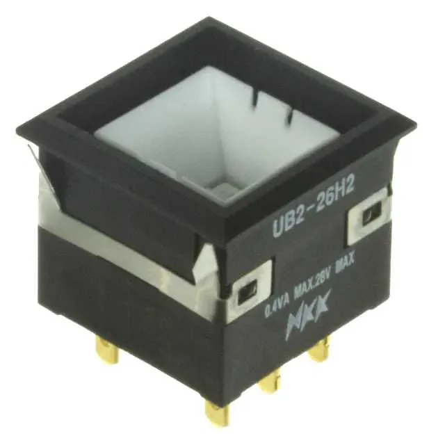 UB226KKG016F (SWITCH PUSH DPDT 0.4VA 28V)