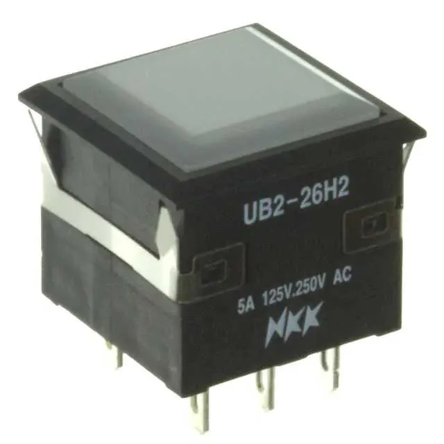 UB226KKW016CF-2B (SWITCH PUSHBUTTON DPDT 5A 125V)