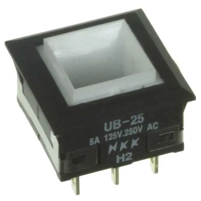 UB25KKW016F (SWITCH PUSHBUTTON DPDT 5A 125V)