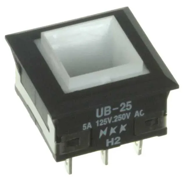 UB25KKW016G (SWITCH PUSHBUTTON DPDT 5A 125V)